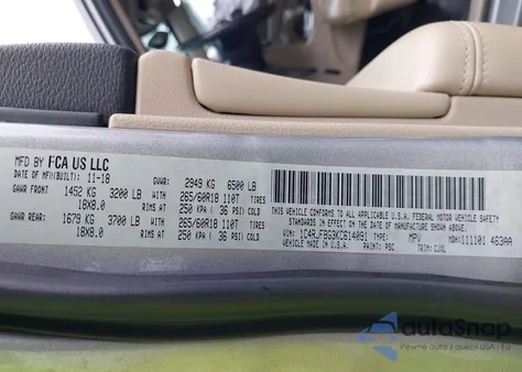 2019 Jeep Grand Cherokee Limited 4X4 из США, поврежденный, VIN 1C4RJFBG3KC614091